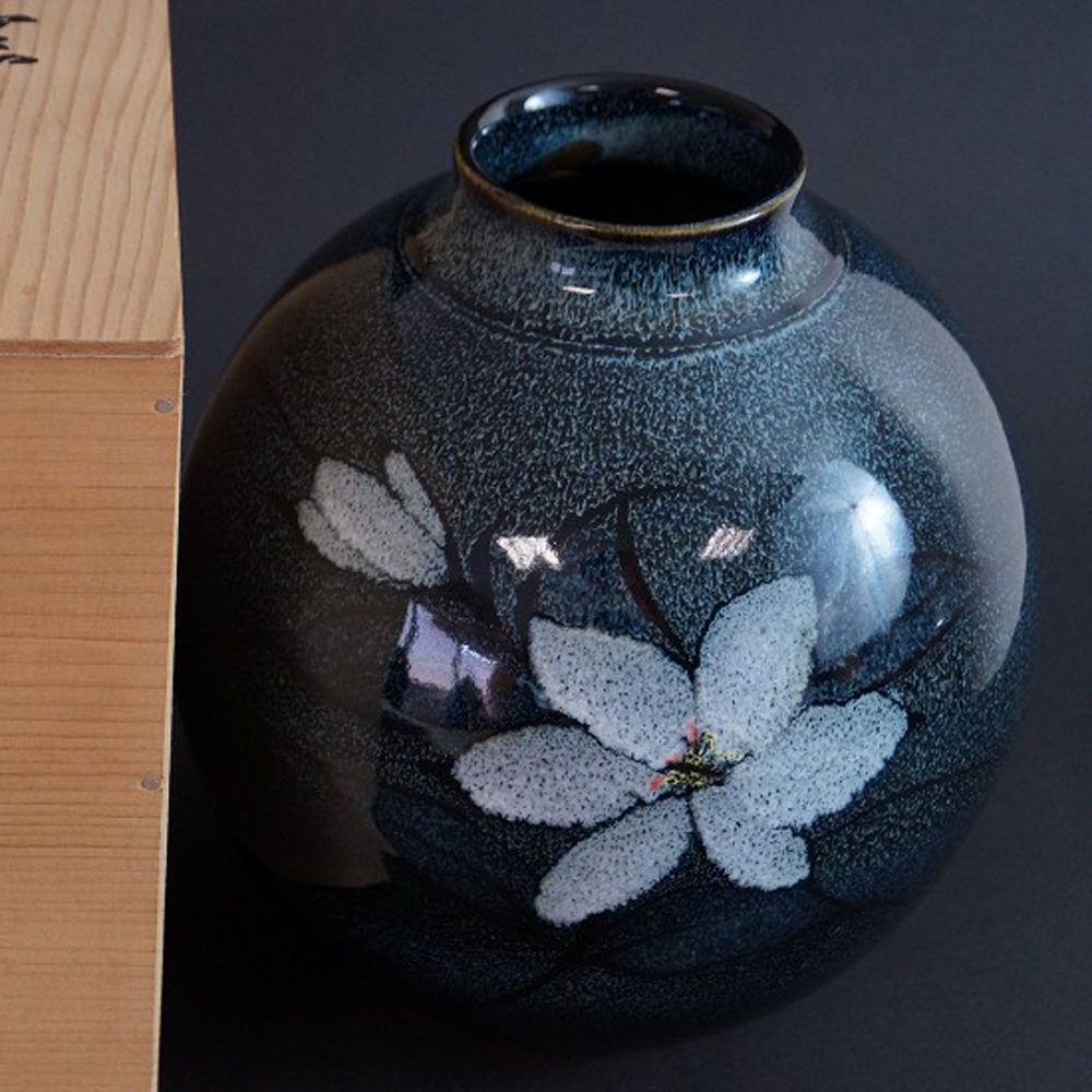 Shigaraki Vase von Kaoru Ohara Motiv Nahaufnahme Vorschau