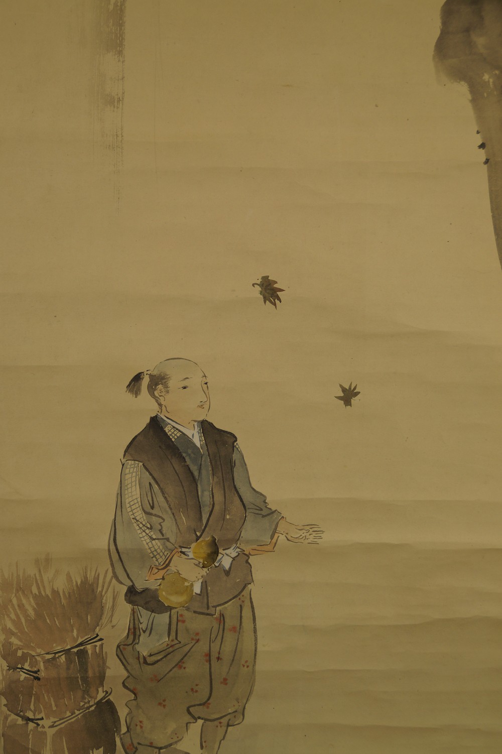Mann am Wasserfall von Shodo Mann-Motiv Nahaufnahme