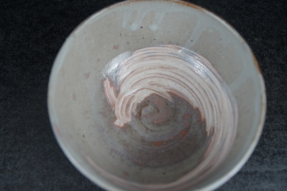 Tea Bowl Chawan Detail View Glaze