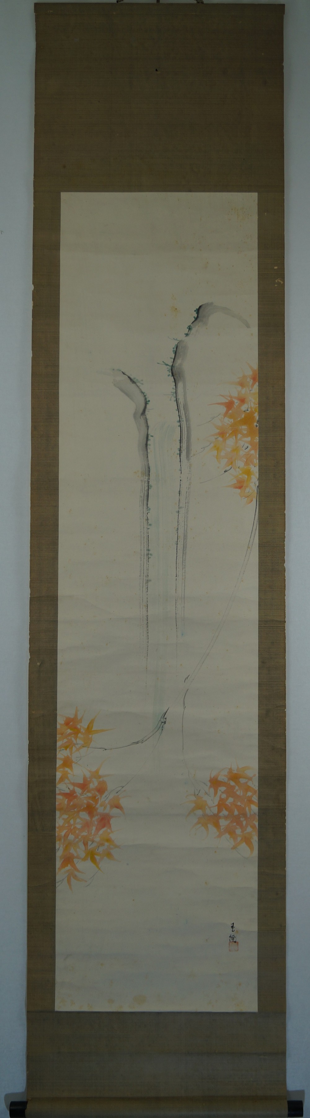 Kakemono Wasserfall Gesamtansicht Rollbild