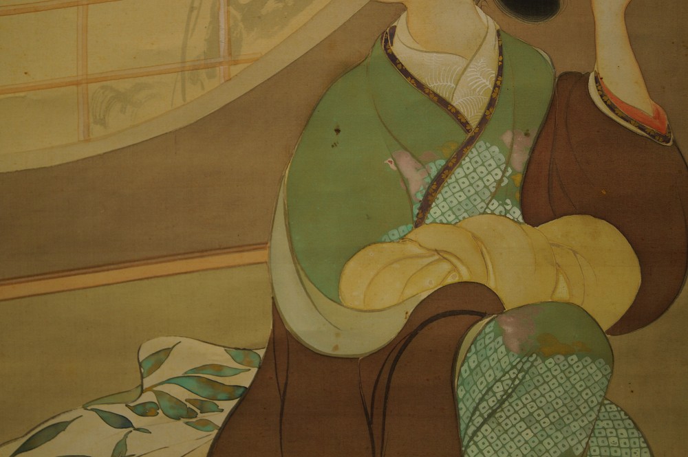 Beauty at the window bijin motif close-up 2
