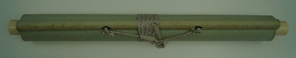 Kalligrafie Kakemono zusammengerollt