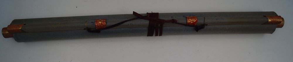 88 Temples Hanging Scroll Rolled Up