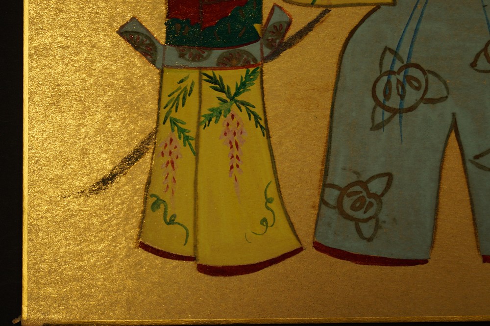Shikishi Hina Dolls Kaiserin-Motiv Nahaufnahme