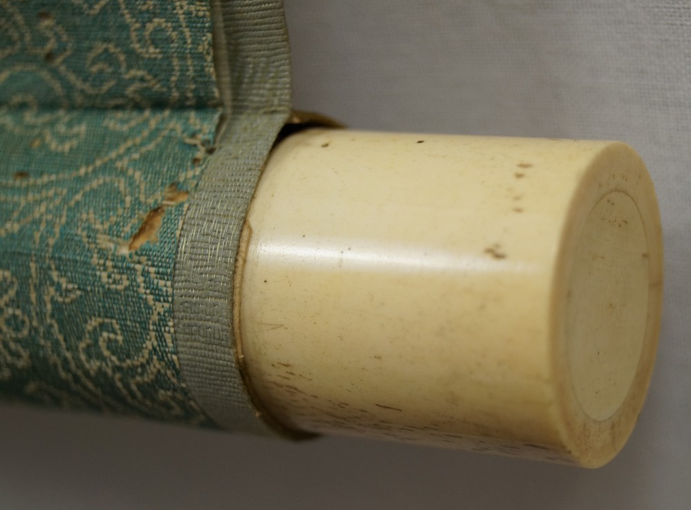 Kakemono Takasago Legend roller detail
