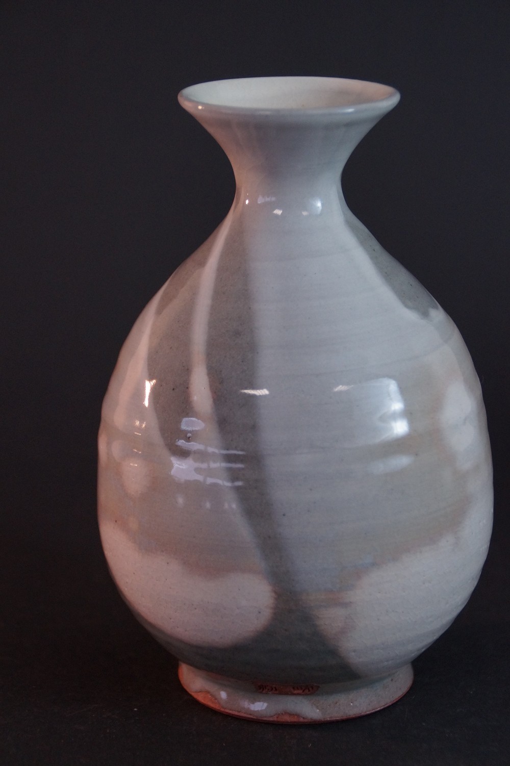 Kyo Sake Bottle Tokkuri by Koun Miyagawa Side View 3