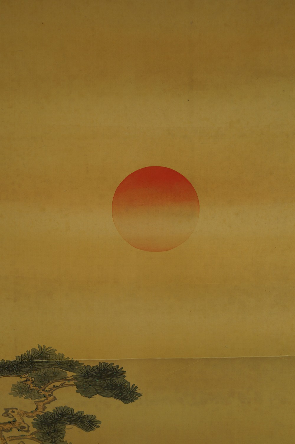 Zwei Kraniche Rollbild Sonne-Motiv Nahaufnahme 1