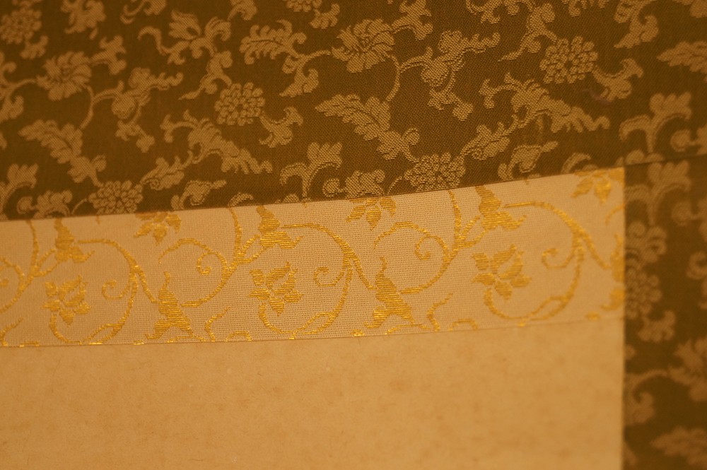 Kalligrafie Fruehlingswind Montierungsdetail