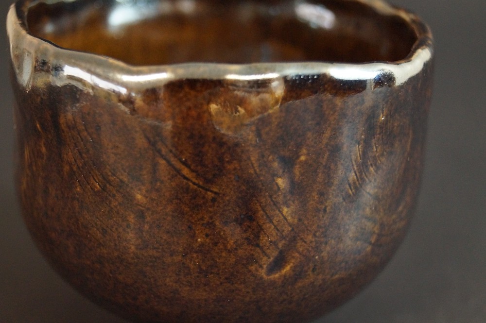 Chawan Tanba ware by Mitsuru Ichino Side View 3