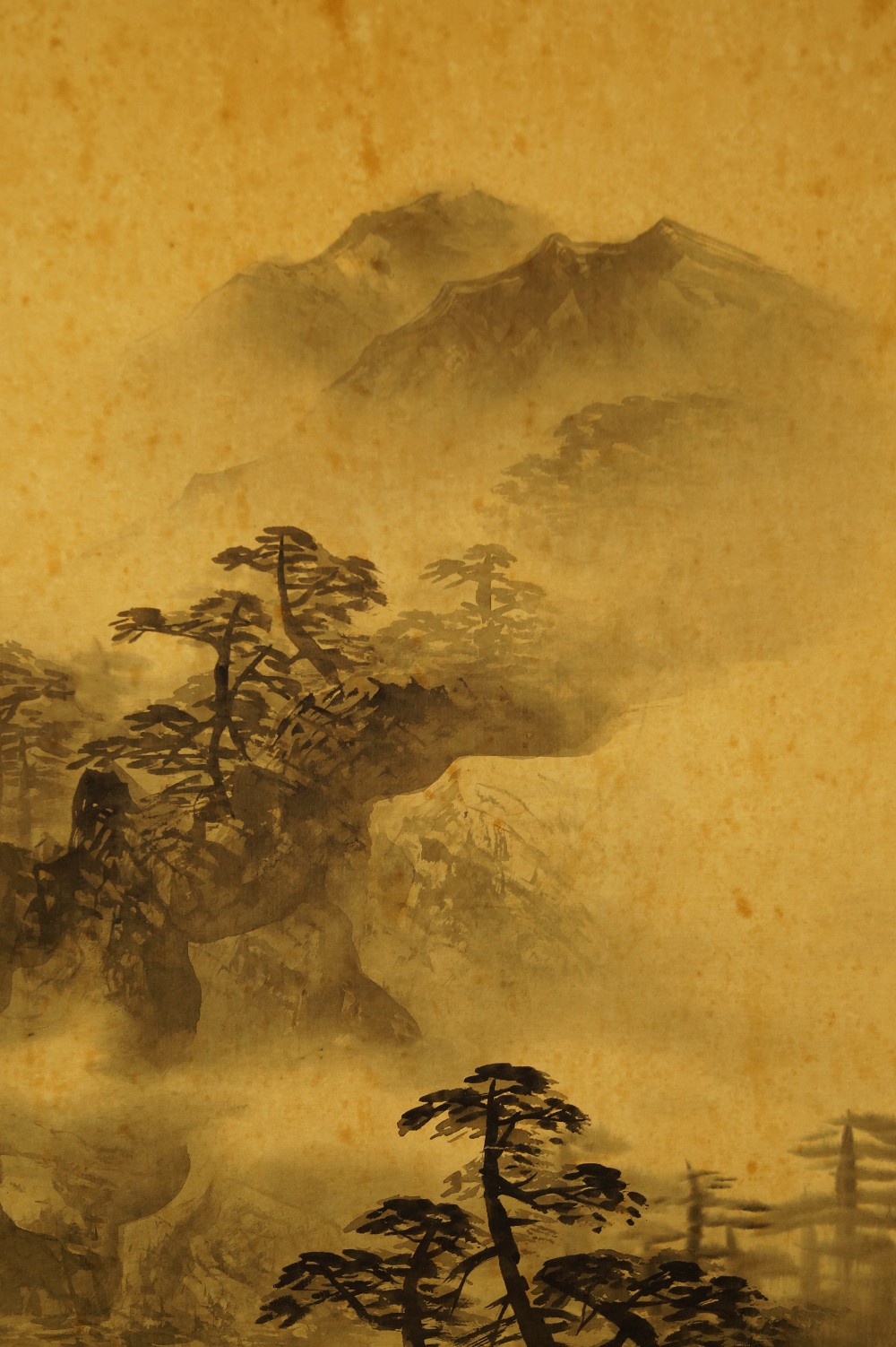 Landschafts Kakemono Landschaft Nahaufnahme 1