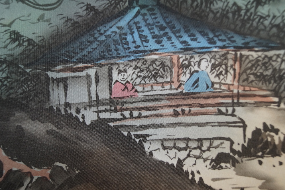 Berglandschaft Pavillon Nahaufnahme