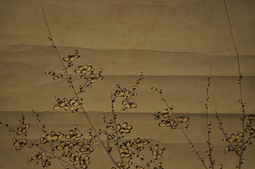 Sakura Hanging Scroll Cherry Blossom Motif Close-Up 2