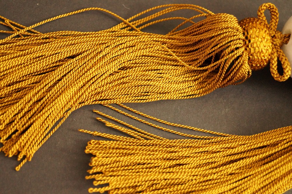 Fuchin Ornamental Weights Tassel Close-Up