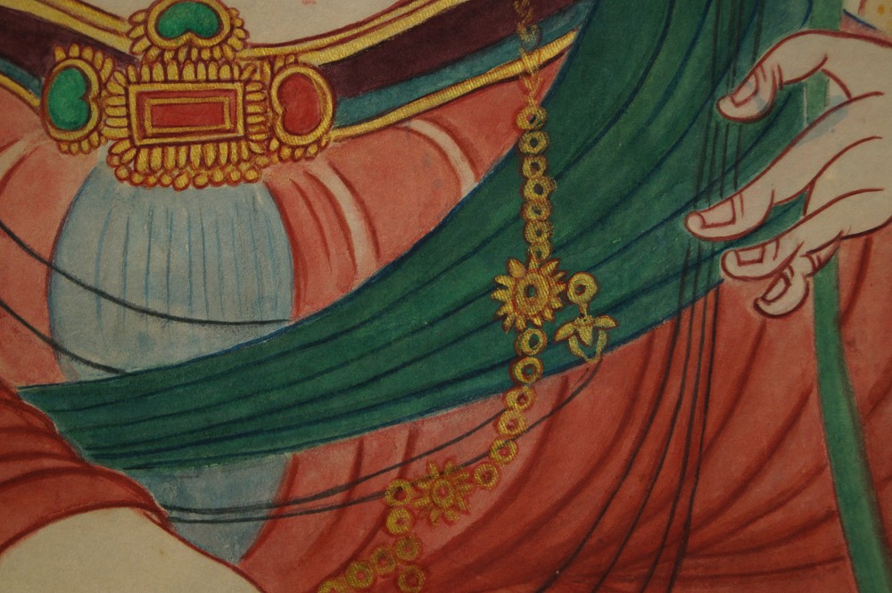 Kannon Bodhisattva Belt Ornament Close-Up