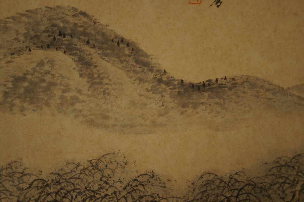 Shikishi Landschaft Landschaft-Motiv Nahaufnahme 1