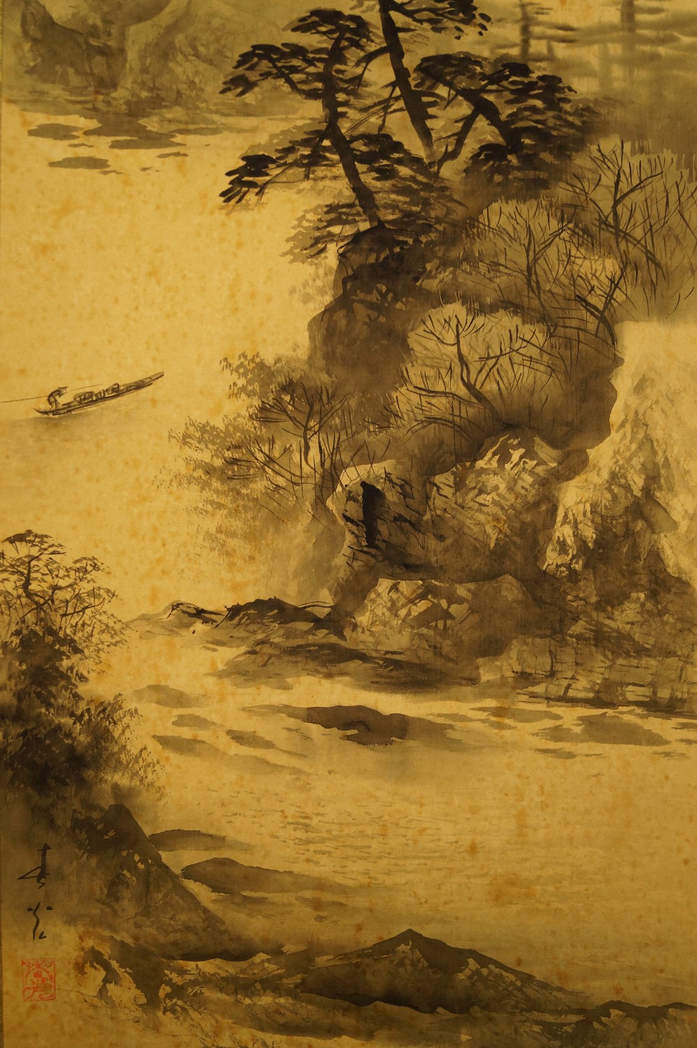 Landschafts Kakemono Landschaft Nahaufnahme 3
