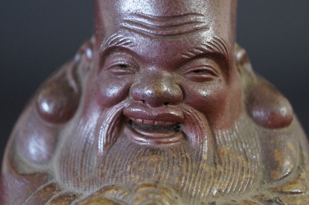 Fukurokuju Figure Face Close-Up 1