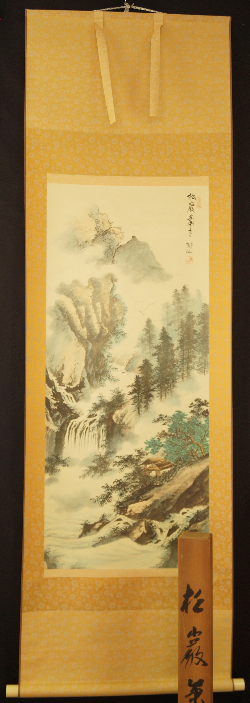 Landschafts Kakemono Gesamtansicht Rollbild