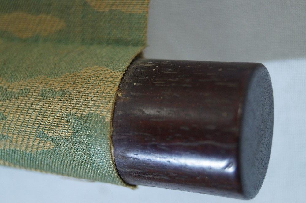Kakemono Zwei Kraniche Rollendetail