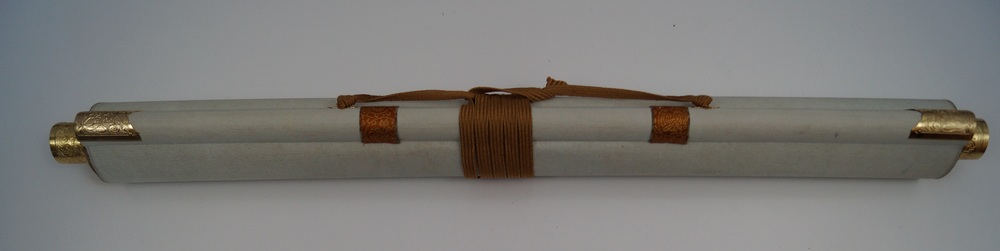 38 Temples Kakemono Rolled Up