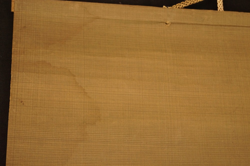 Bodhidharma Kakemono Mounting Detail