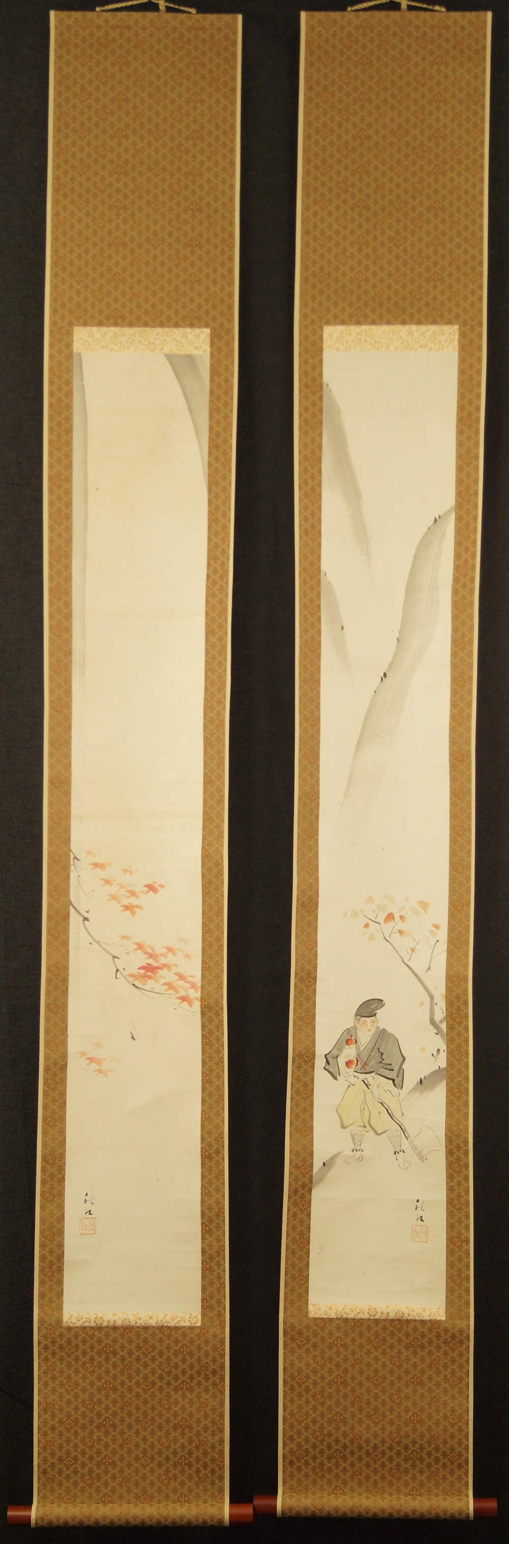 Woodcutter Hanging Scrolls Full View
