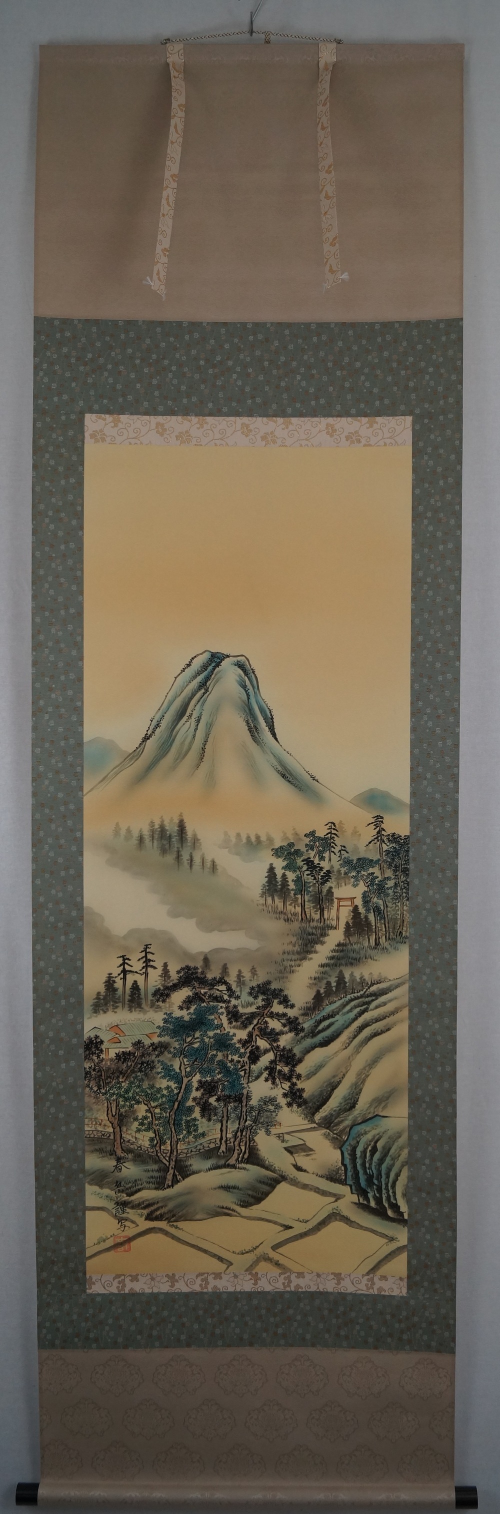 Landschaft - Japanisches Rollgemälde (Kakejiku)