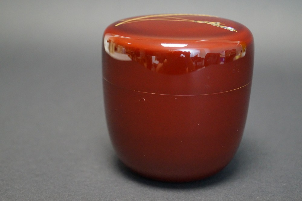 Tea Caddy Makie Chu Natsume Side View 3