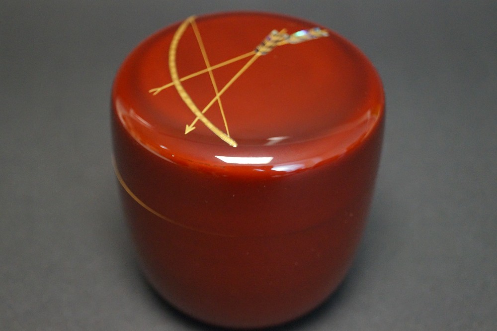 Tea Caddy Makie Chu Natsume Side View 1