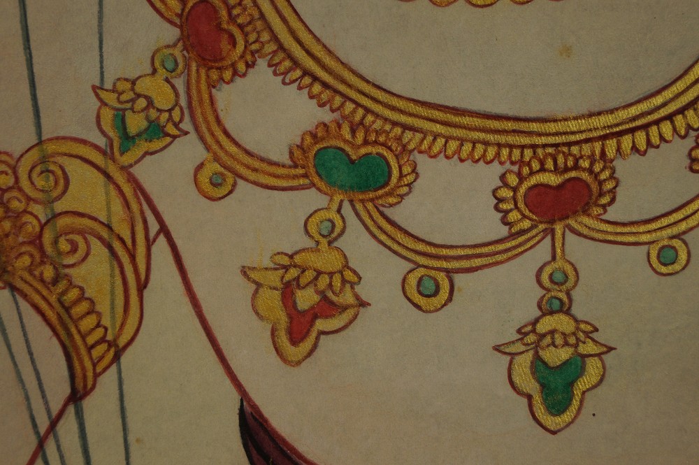 Kannon Bodhisattva Jewelry Pendant Close-Up