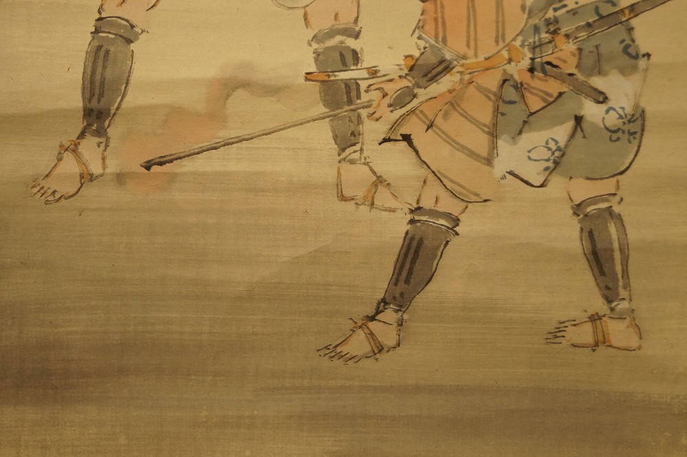 Soga Brothers Hanging Scroll Motif Close-Up 5