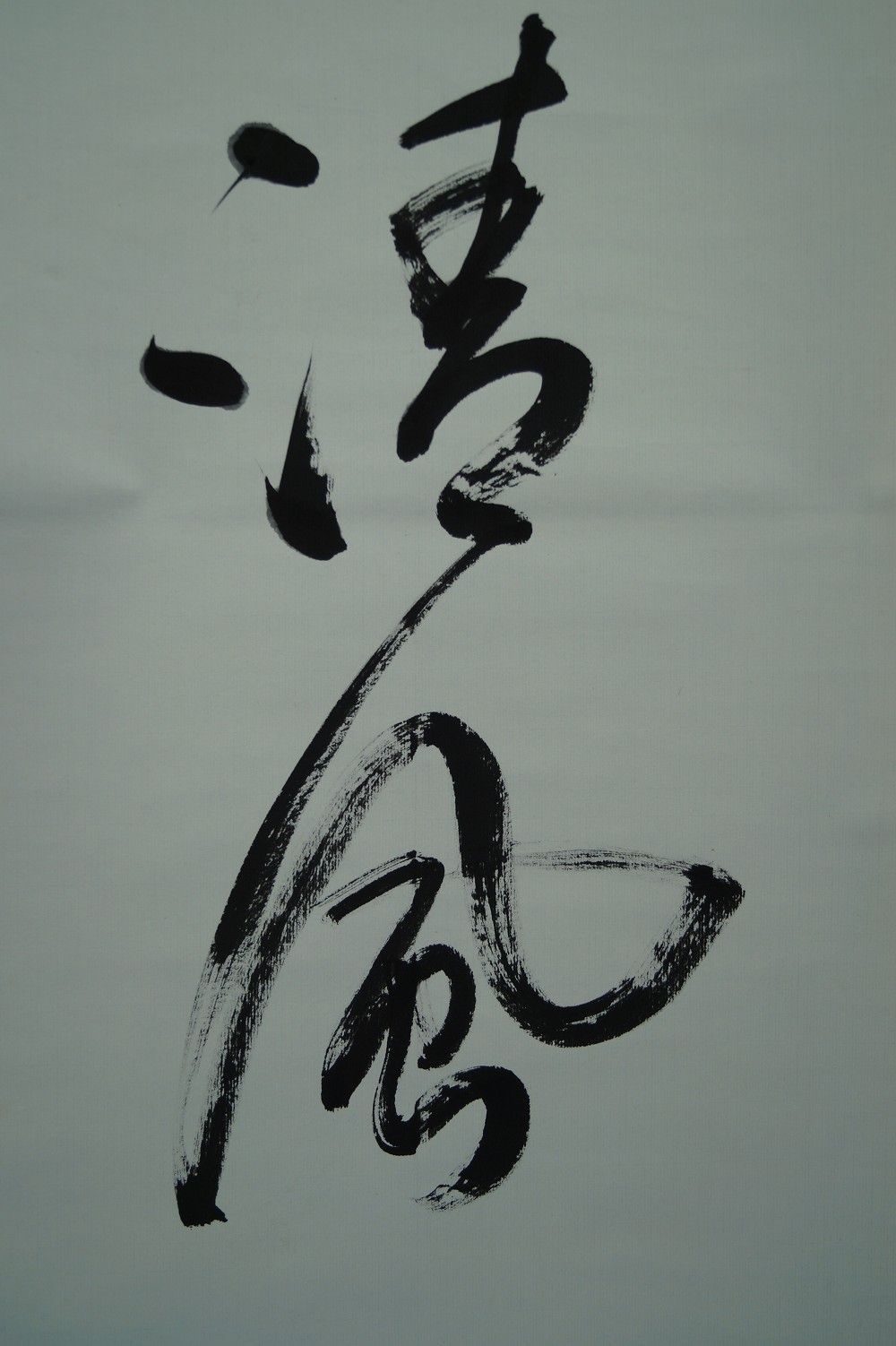 Calligraphy Breeze in the Moonlight Characters Close-Up 2
