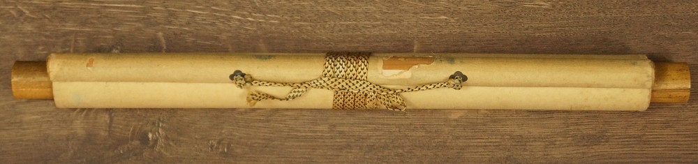 Iris Hanging Scroll Rolled Up