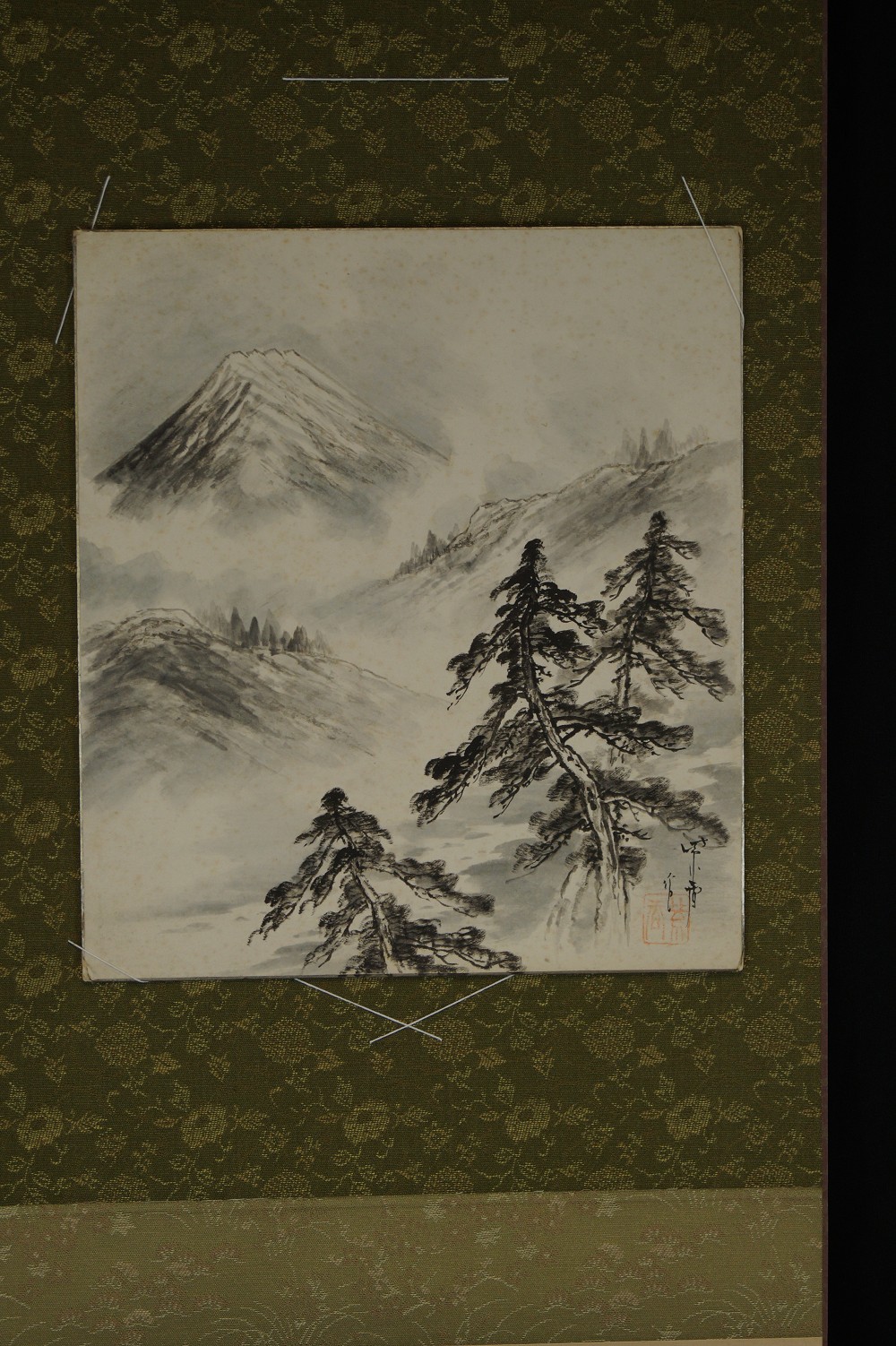 Shikishi Landschaft Shikishi in Einfassung