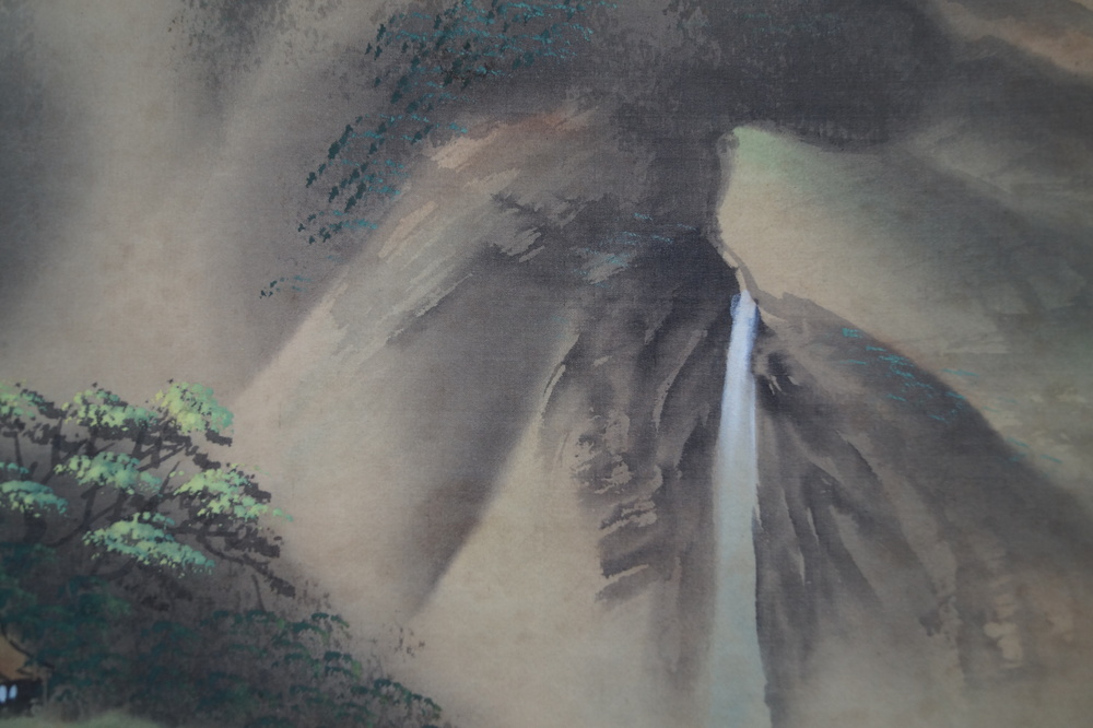 Landschaft Wasserfall Nahaufnahme