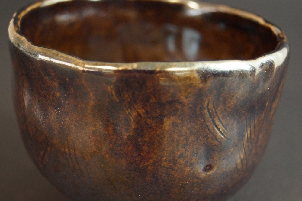 Chawan Tanba Ware by Mitsuru Ichino Side View 2