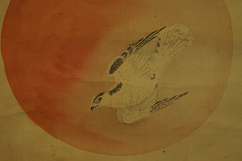 Hawk Hunting Hawk Motif Close-Up 2