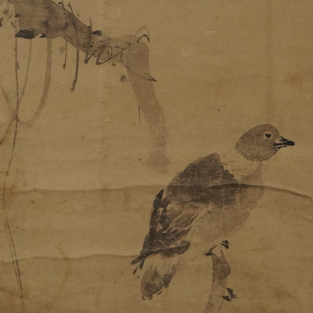 Vogel - Japanisches Rollbild (Kakejiku)