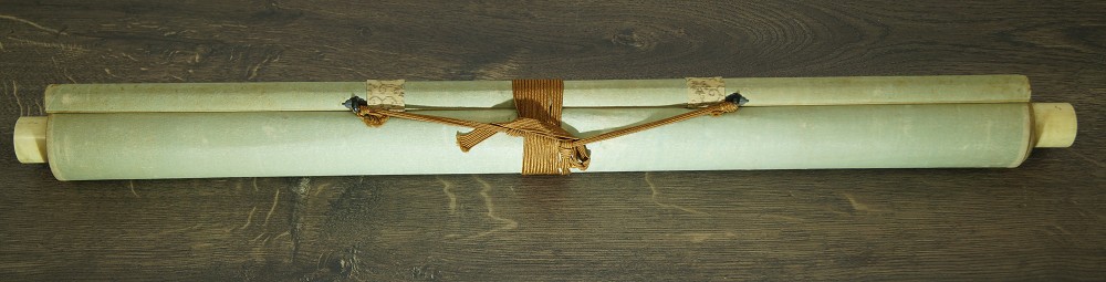 Hanging Scroll Woman in Kimono Rolled Up
