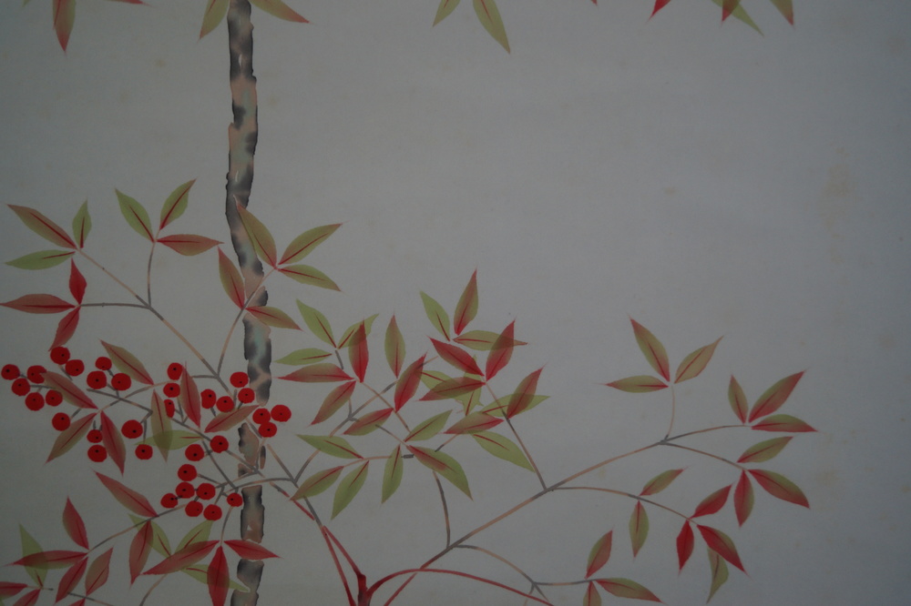 Bird and Flower Berries Close-Up 2