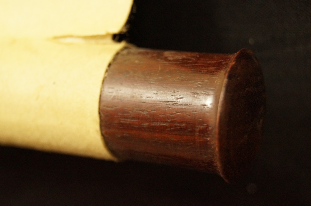 Kakemono Kalligrafie Rollendetail