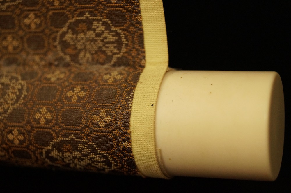 Hoelzerne Rollstab-Achse Rollendetail