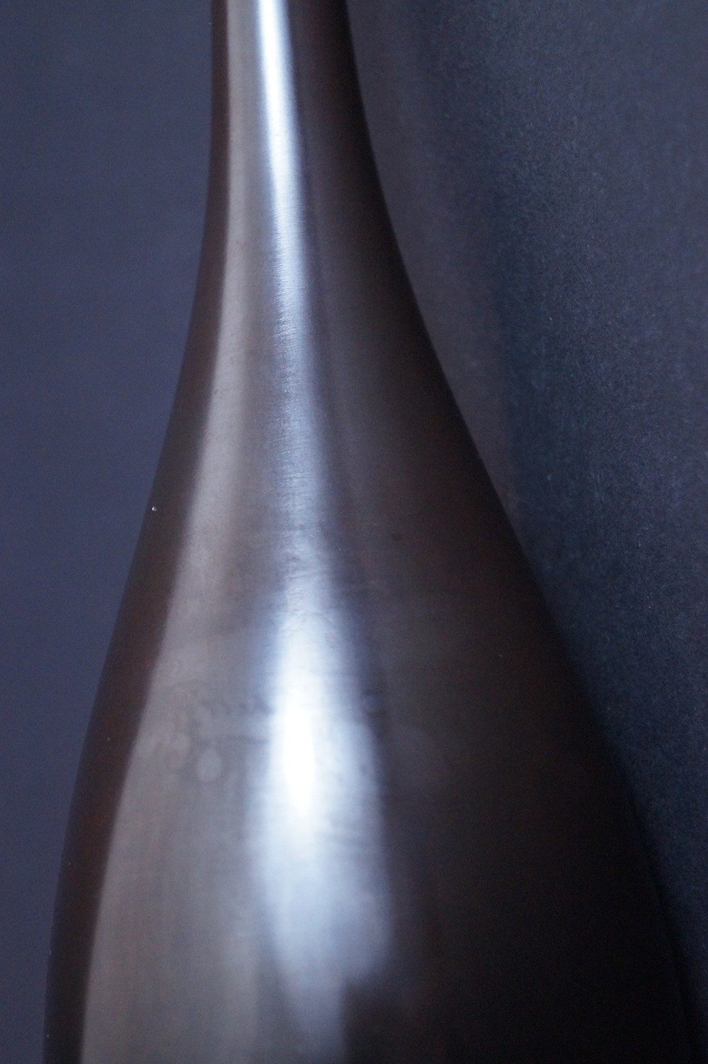 Copper Vase by Ikkei Nosaku Signature Close-Up