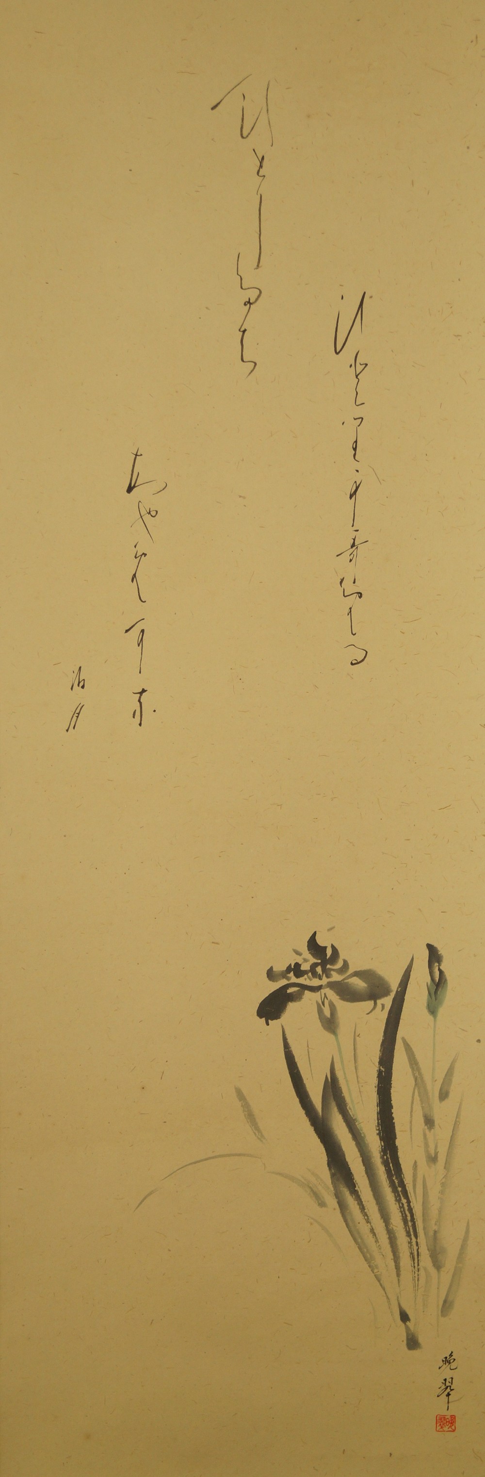 Iris Kakemono Full Motif Without Mounting