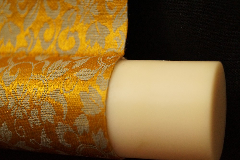 Tiger Hanging Scroll Roller Detail
