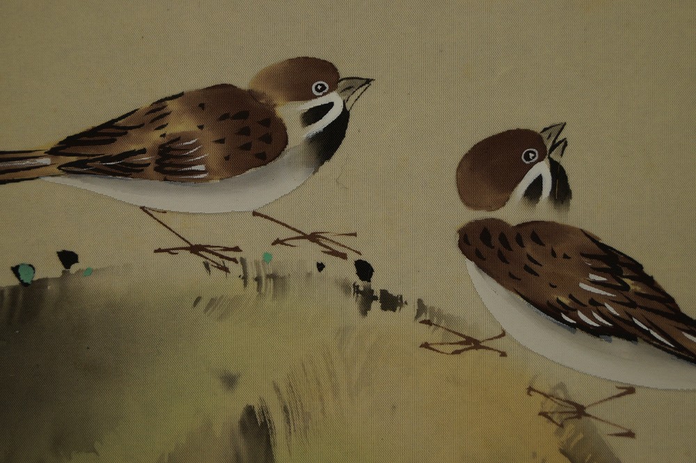 Two Sparrows Motif Close-Up 2