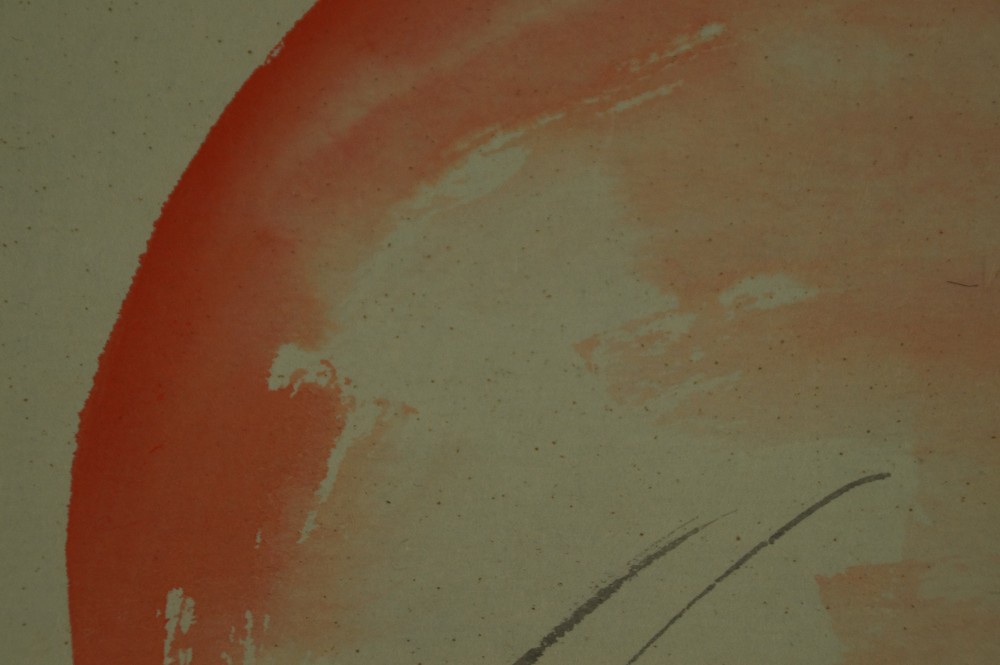 Crane in Flight by Niwa Gyokuni Sun Motif Close-Up 2