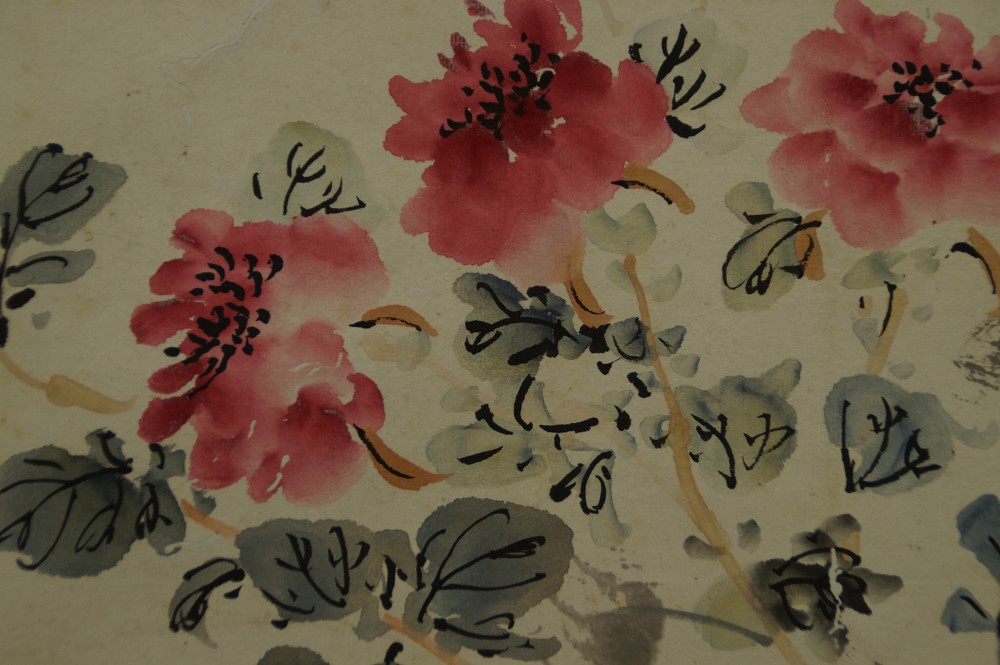 Hawk Peony Motif Close-Up 2