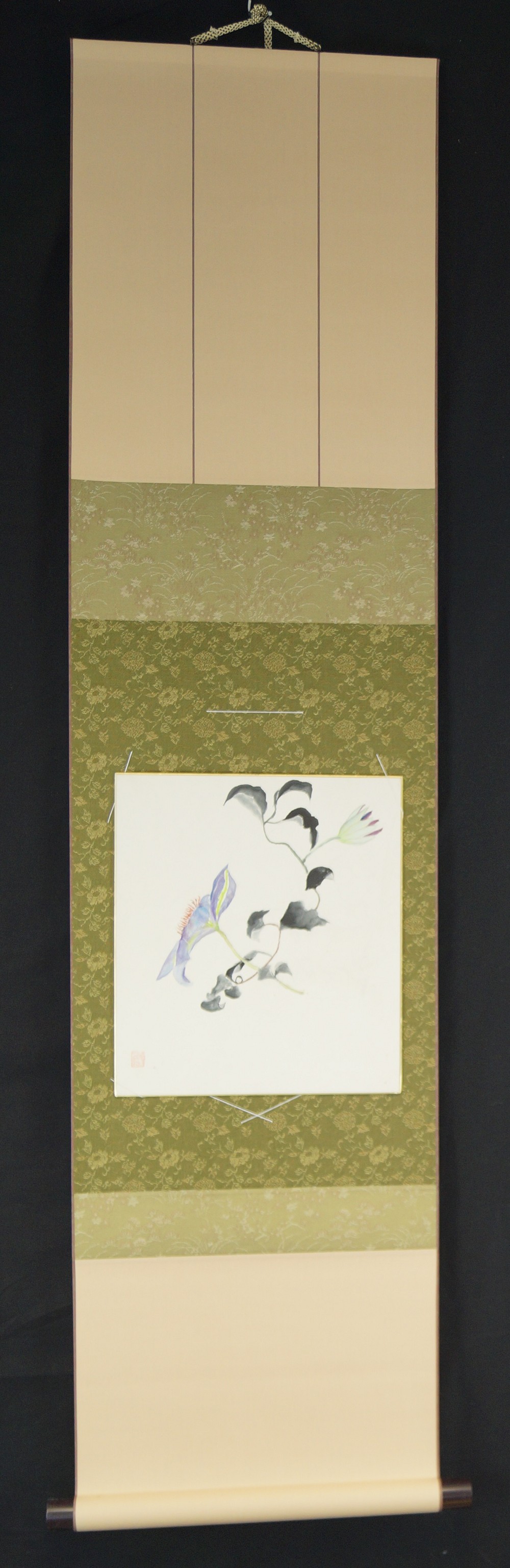 Shikishi Blume Gesamtansicht mit Einfassung