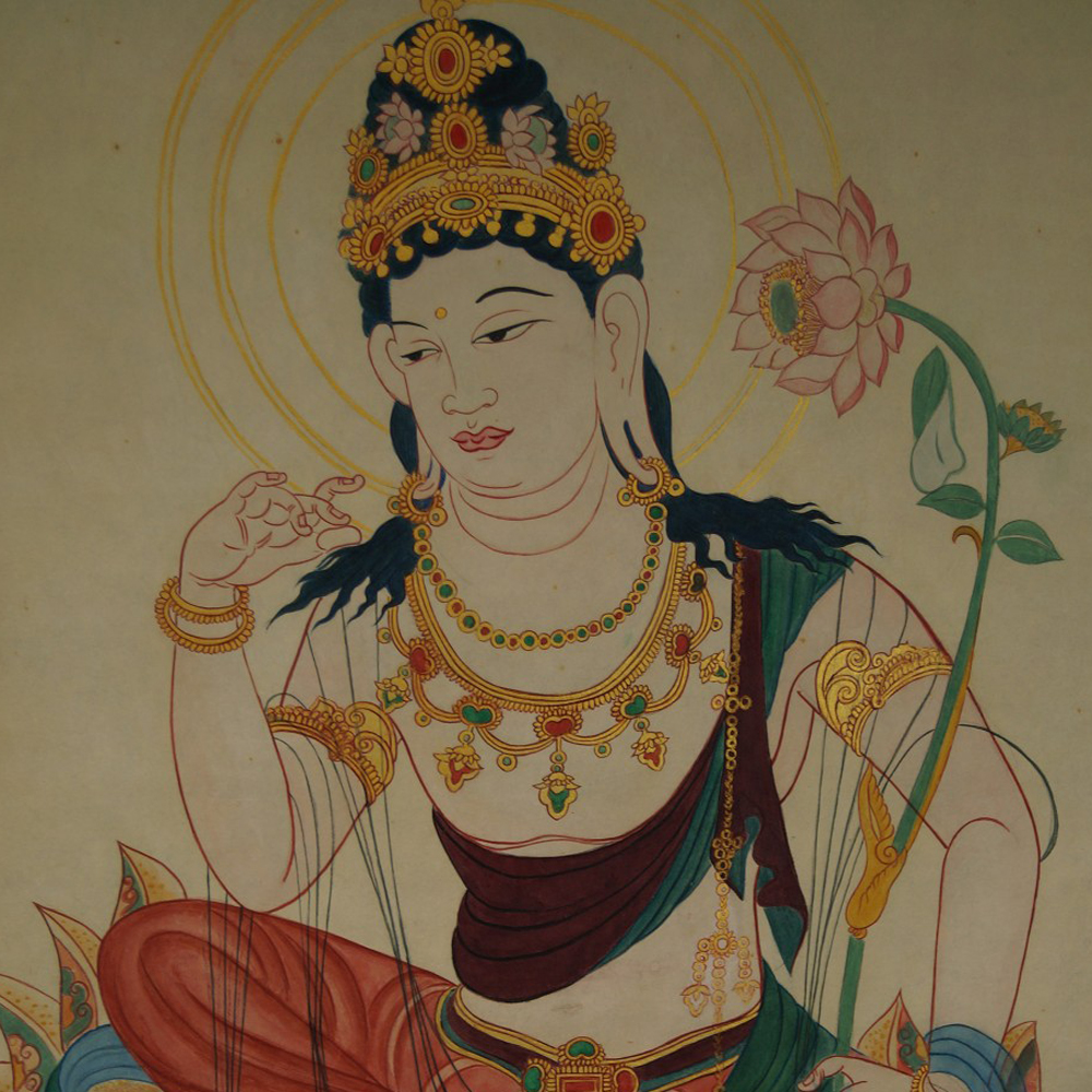 Kannon Bodhisattva Motif Close-Up Preview